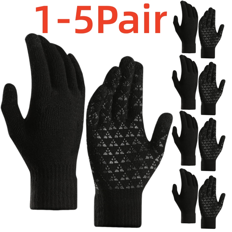 Workout Glove Gym - ถุงมือวิ่งกีฬากลางแจ้ง1-5คู่ถุงมือฟิตเนสแบบเต็มนิ้วสำหรับผู้ชายผู้หญิงถุงมือมหัศจรรย์