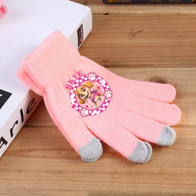 Heat Resistant Glove - ถุงมือพาวพาโทรล ปี 2025 ลายการ์ตูนคริสต์มาส เชส สกาย