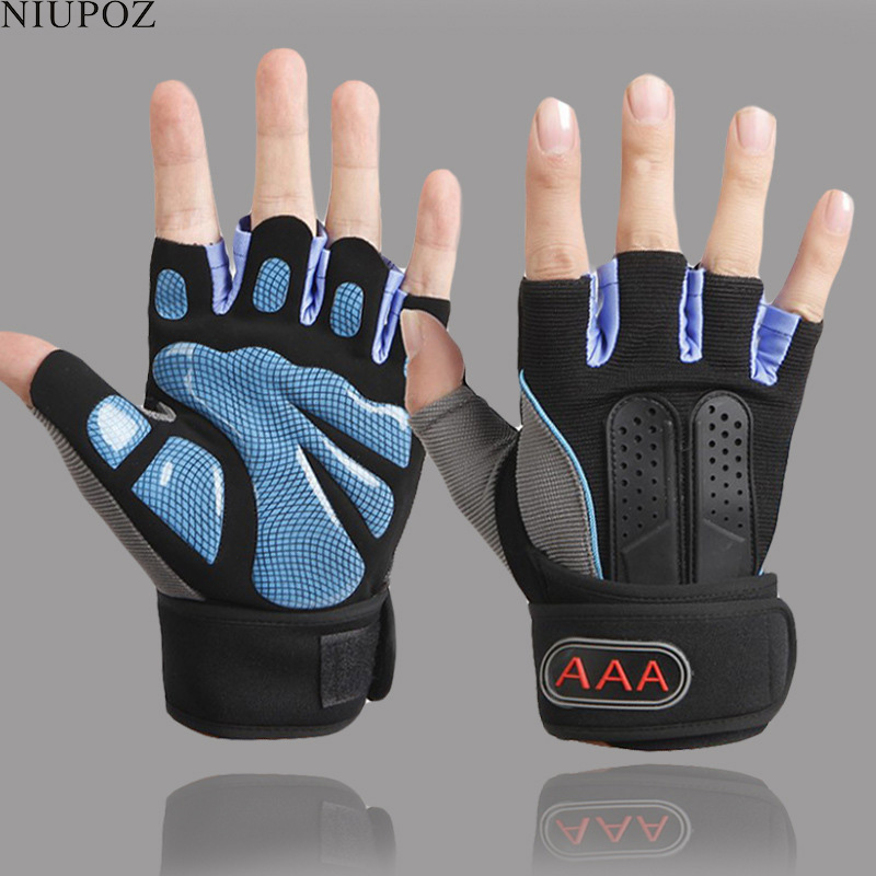 Workout Glove Gym - ถุงมือครึ่งนิ้วถุงมือป้องกันสำหรับเล่นกีฬาถุงมือ Training GYM ยกน้ำหนักฟิตเนส G188