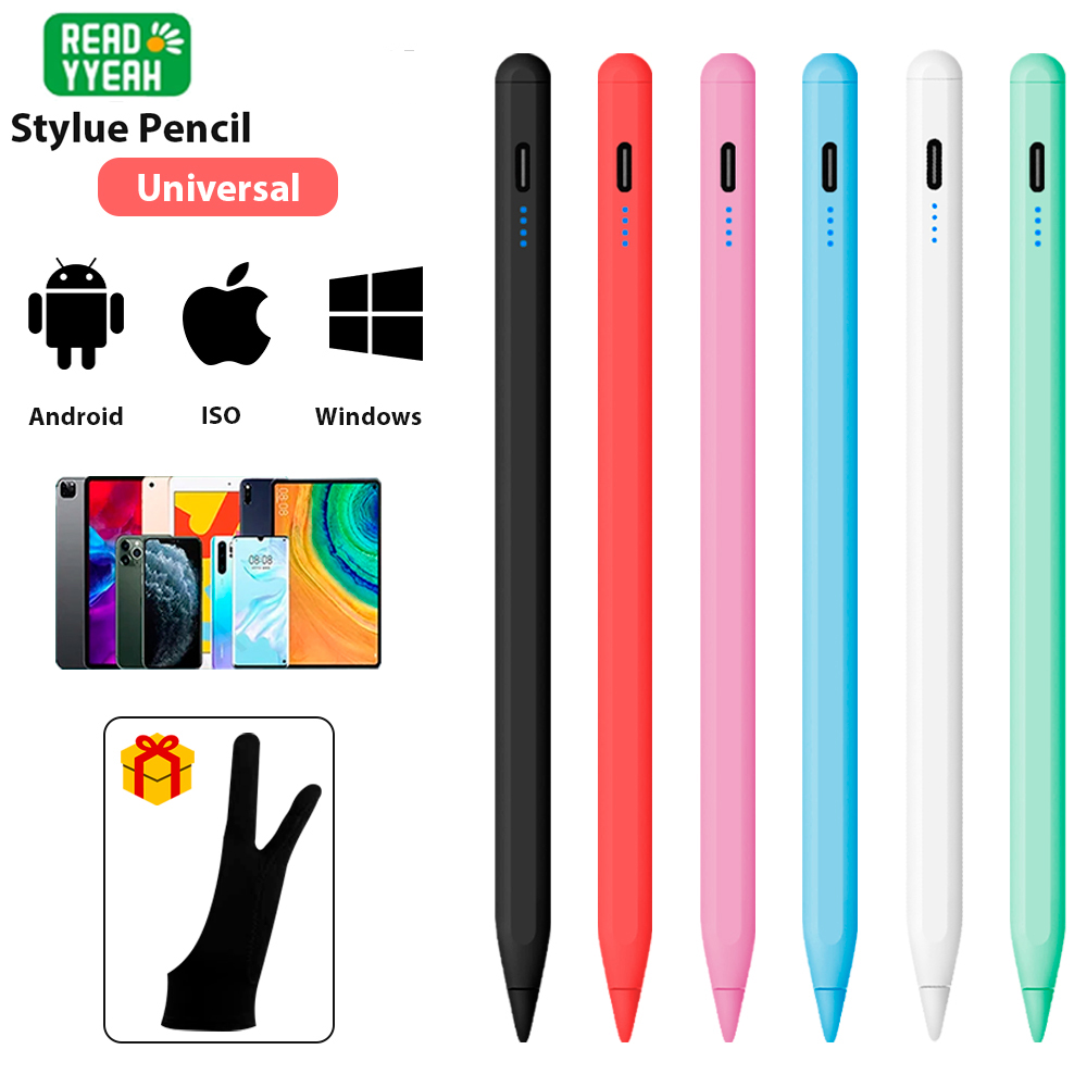Touchscreen Glove Capacitive - ปากกาสไตลัส 2025 พร้อมถุงมือ สำหรับ Apple Pencil