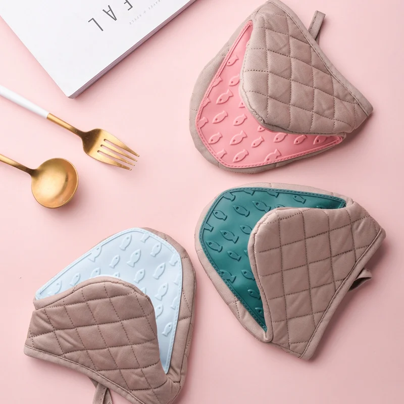 1 PC KITCHEN Anti Scald เตาอบถ - Oven Mitt Silicone บทวิจารณ์และราคา