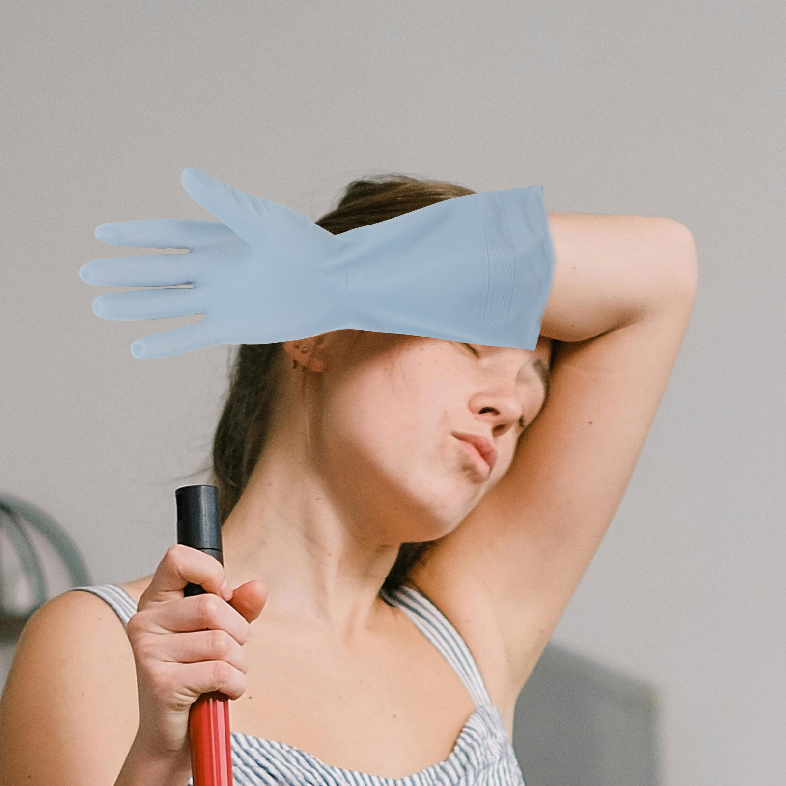 ถุงมือยางกันน้ำสำหรับล้างจานใน - Dish Glove Rubber บทวิจารณ์และราคา