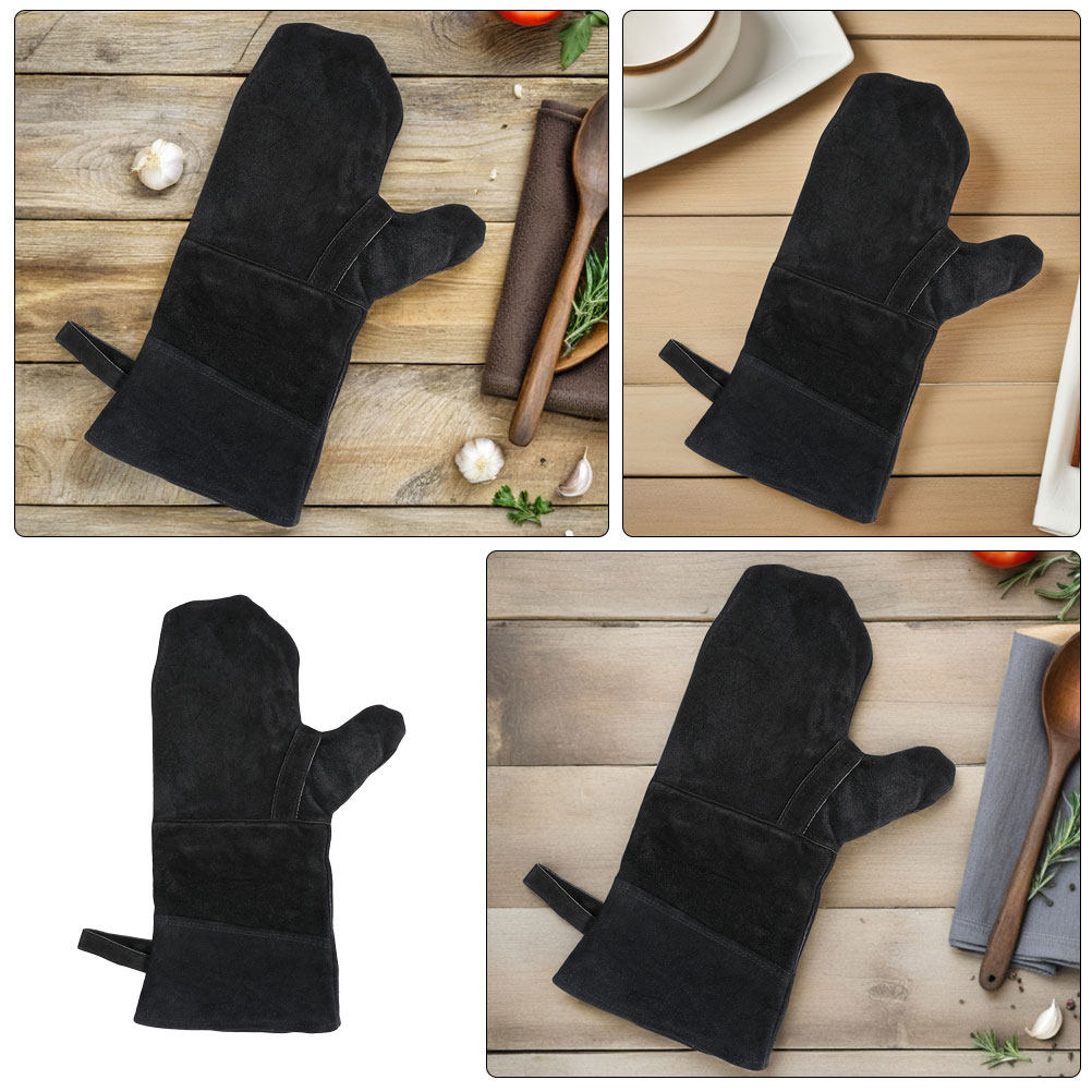 ถุงมือกันความร้อนสีดำ 3 ชิ้น ด - Heat Resistant Glove บทวิจารณ์และราคา