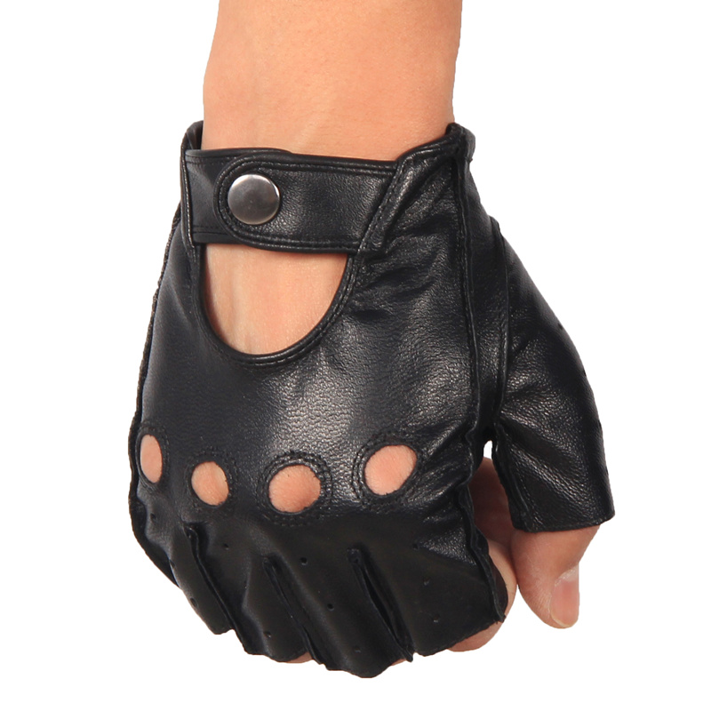คุณภาพสูงของแท้หนัง Semi-Finge - Leather Driving Glove บทวิจารณ์และราคา