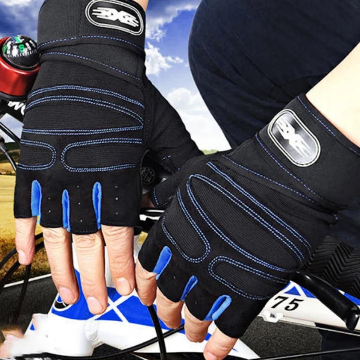 ฟิตเนสยกน้ําหนักสายรัดข้อมือถุ - Workout Glove Gym บทวิจารณ์และราคา