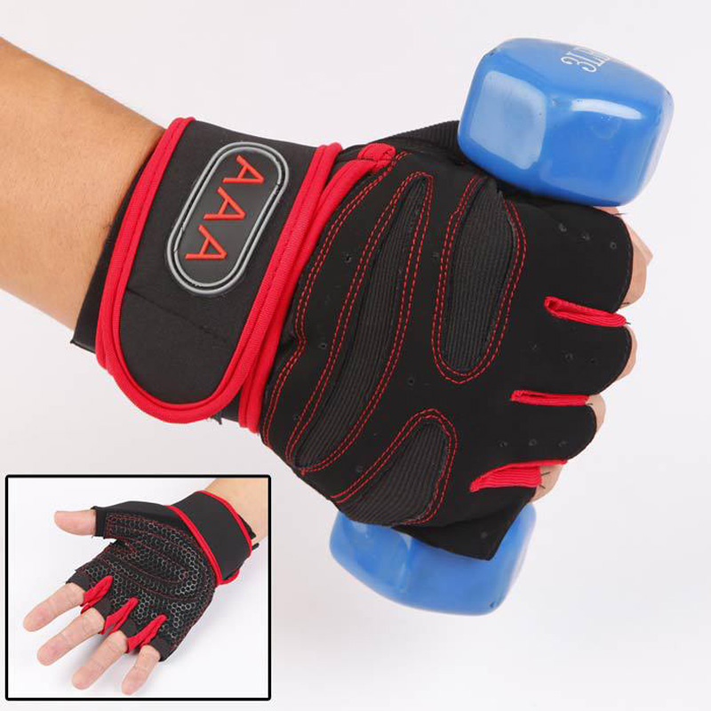 ถุงมือครึ่งนิ้วถุงมือป้องกันสำ - Workout Glove Gym บทวิจารณ์และราคา