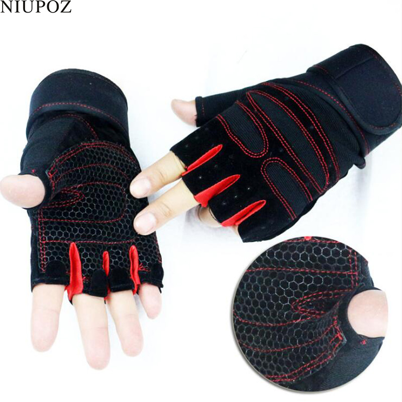 ถุงมือครึ่งนิ้วถุงมือป้องกันสำ - Workout Glove Gym บทวิจารณ์และราคา