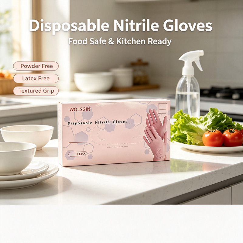 ถุงมือไนไตรล์แบบใช้แล้วทิ้ง สี - Rubber Glove Cleaning บทวิจารณ์และราคา